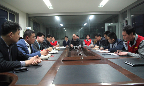 宝龙达集团召开2015年第一季度述职会议